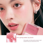 Judydoll Cream Blush Highlighter Palette - Dewy Glow, Multi-Use Makeup Stick for Cheeks Eyes Lips, Blurring Volumizing Effect