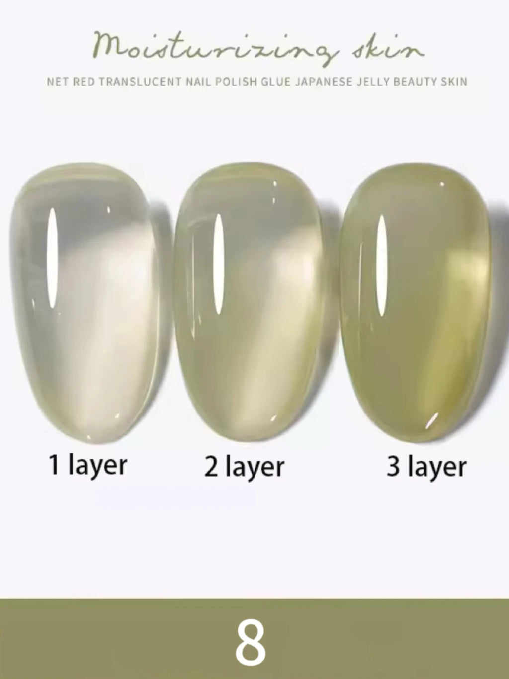 10ml 1-8pcs Milky White Quick Extension Gel Nail Polish Nude Construct Hard Semi Permanent Acrylic Extension Nail Art Varnish