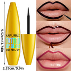 7 Colors Waterproof Peel off Lip Stain Reveal Long Lasting Pink Red Rose Matte Lip Liner Gloss High Pigment Lip Tint Makeup Gift