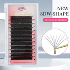Goddess W3D 4D 5D 6D Eyelash Extension W Style Faux Mink Natural Soft Bloom Lash Automatic Flowering Premade Fans Volume Eyelash