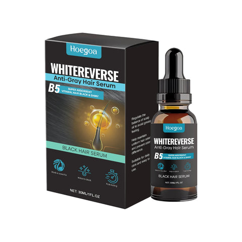 Hair Care Serum Grey hair Serum White Hairs Essence Anti-gray Hair Improve Hair Color Care Soft Black Daily Hair Care 30ML