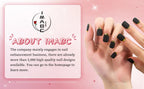 Solid Black Matte Lady For Daily Artificial Nails Short Length Oval Press On False Nails Press On Nails Square
