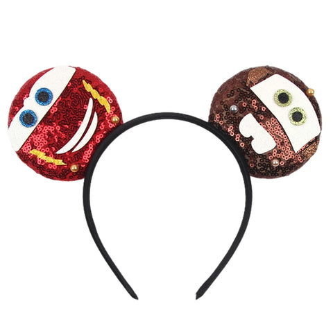 Boys Disney Mouse Ears Headbands Mickey Mouse Hairband With No Bow Party Festival Cosplay Christmas Birthdays Hair Accessories