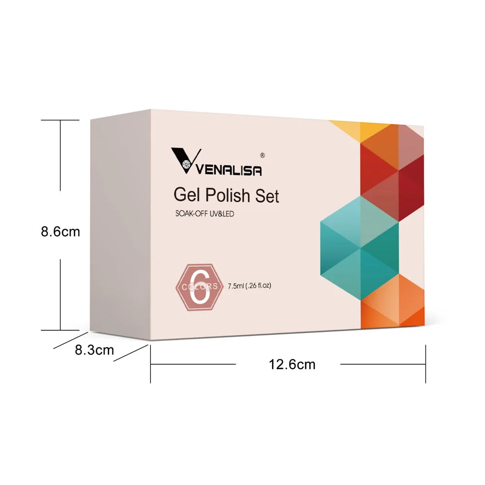 VENALISA 7.5ml Quick Construction Gel Semi Transparent Jelly Color Nail Gel Polish Strengthener Soak Off UV LED Nude Pink Gel