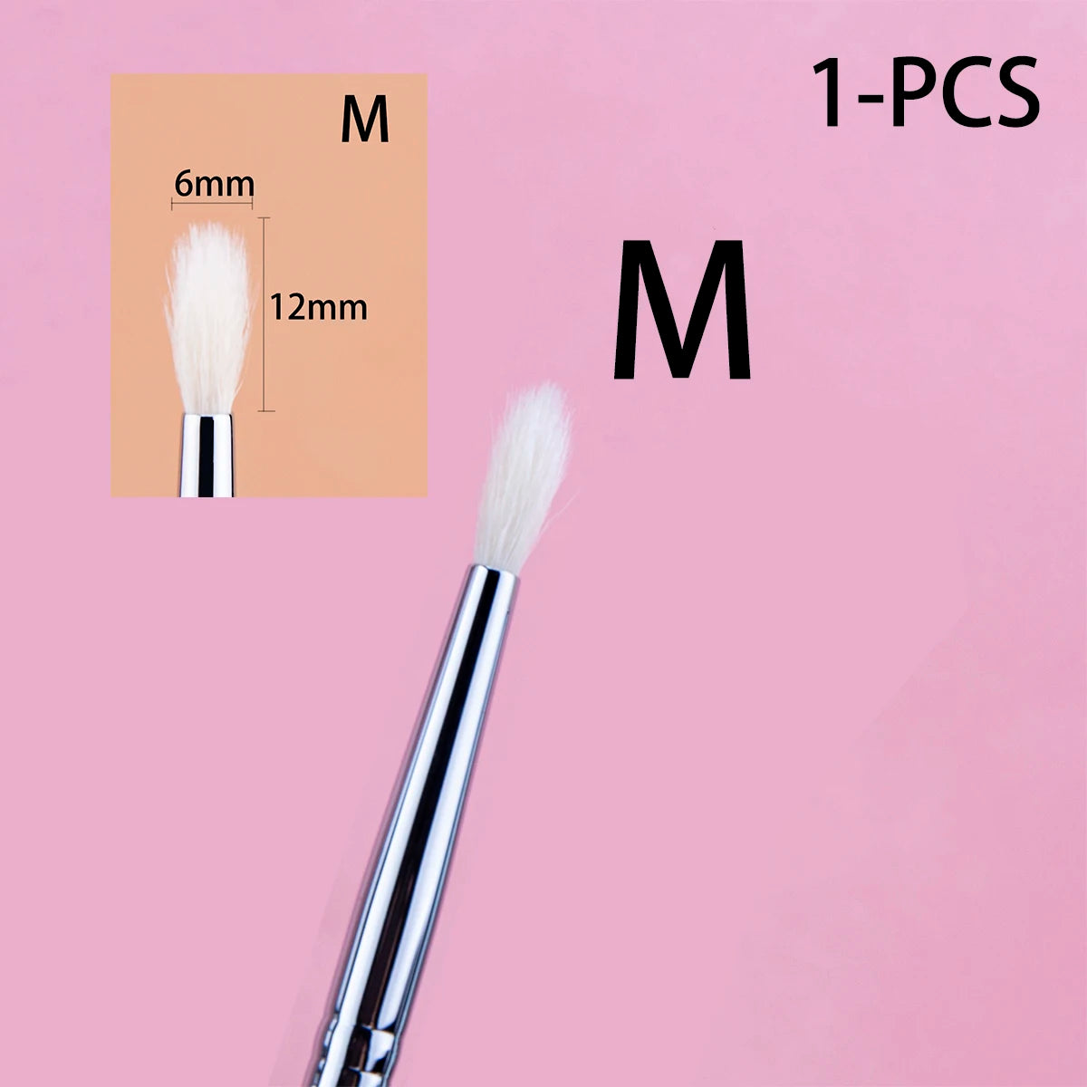 Highlighter Brush Eyeshadow Crease Brush Contour Crease Highlighter Sculpting Makeup Brushes 100% Goat Hair Tapered Beauty Tool