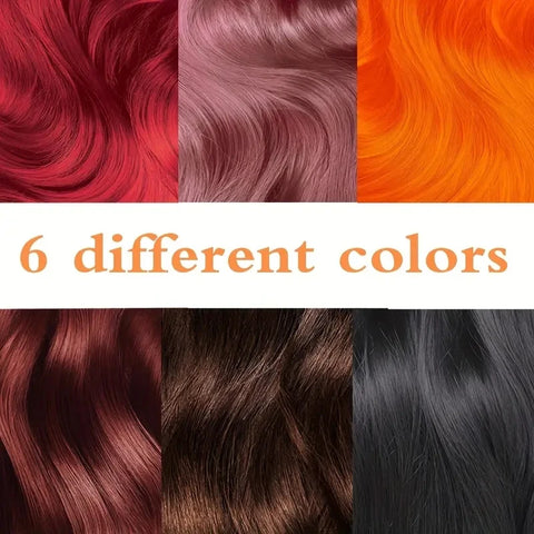 Natural Hair Color Cream Semi-permanent Hair Dye Product Halloween  Lasting Barber Salon Household Herbal Hair Dey Cream for wig