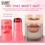 Milk Jelly Blush Stick Lip Cheek Stain Water Blusher Lip Gloss Matte Eyeshadow Long Lasting Brighten Facial Contour Rouge Makeup