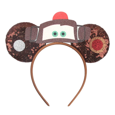 Boys Disney Mouse Ears Headbands Mickey Mouse Hairband With No Bow Party Festival Cosplay Christmas Birthdays Hair Accessories