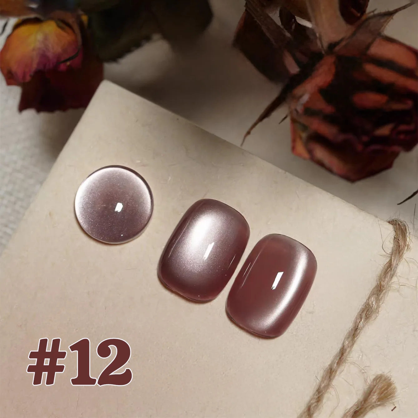MIANEL 12ML 1-12pcs Jiannan Bistro Cat Eye Gel Nail Polish Blue Nails White Nails Pink Nails Nail Art Use Nail Supplies