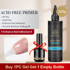 BORN PRETTY 250g Super Top Coat Base Gel Soak off UV LED Drying Long Lasting Semi Permanent Jelly Nude Pink Gel Nail Polish