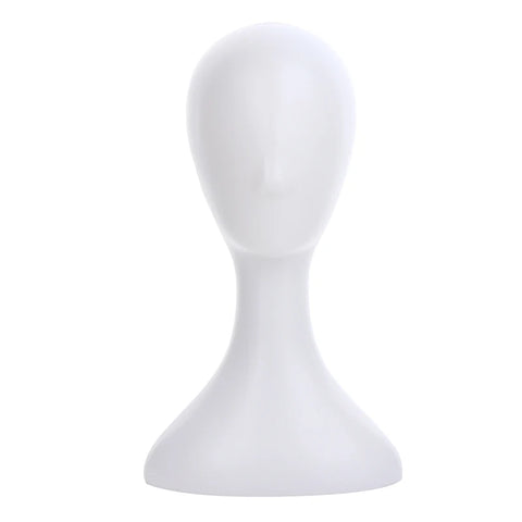 Pro Female Plastic Abstract Mannequin Manikin Head Model Wig Hat Hair Display Stand Holder