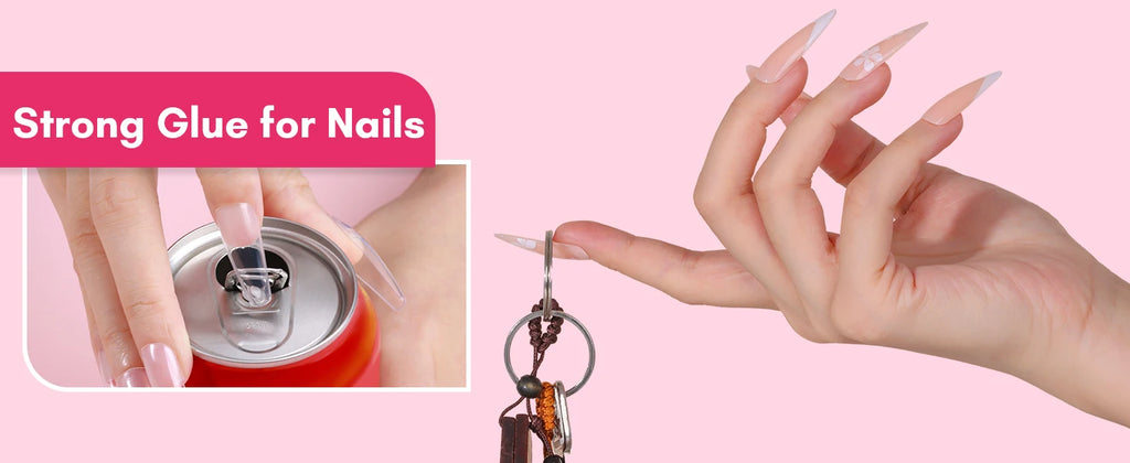 Makartt Super Strong Nail Glue and Glue Remover ,Quick Glue Debonder | Easy Removal with a Dropper Applicator For Press On Nails