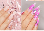 PUENTE 5ml Metallic Painting Liner Gel Polish Bright Mirror Effect Semi-Permanent UV Nail Varnish For Stunning French Nail Art