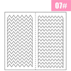 1PCS White French Manicure Strip Nails Sticker Stencil Guide French Nail Art Decals Form Fringe DIY Line Tips Decoration Tools