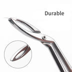 New Elbow Eyebrow Pliers Clip Scissors Tweezers Straight Pointed Stainless Steel Eyebrow Plucking Makeup Beauty Tools