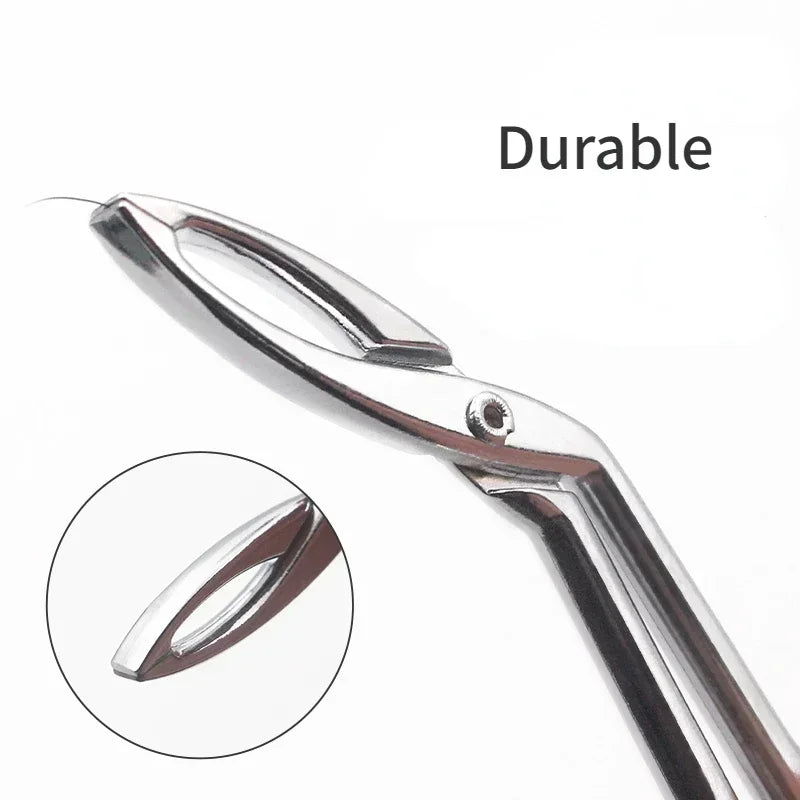 New Elbow Eyebrow Pliers Clip Scissors Tweezers Straight Pointed Stainless Steel Eyebrow Plucking Makeup Beauty Tools