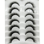 Natural 3D Mink False Eyelashes, Soft Wispy, Fluffy Eye Faux Lashes, Make Up Eyelash, Beauty Cat Cilios, 5 Pairs, 15 Styles