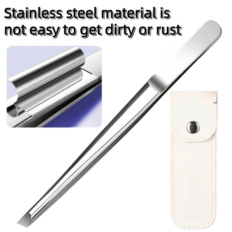 High-quality Stainless Steel Tweezers Suitable for Eyebrow and Beard Grooming Multi-functional Beauty and Facial Care Tool