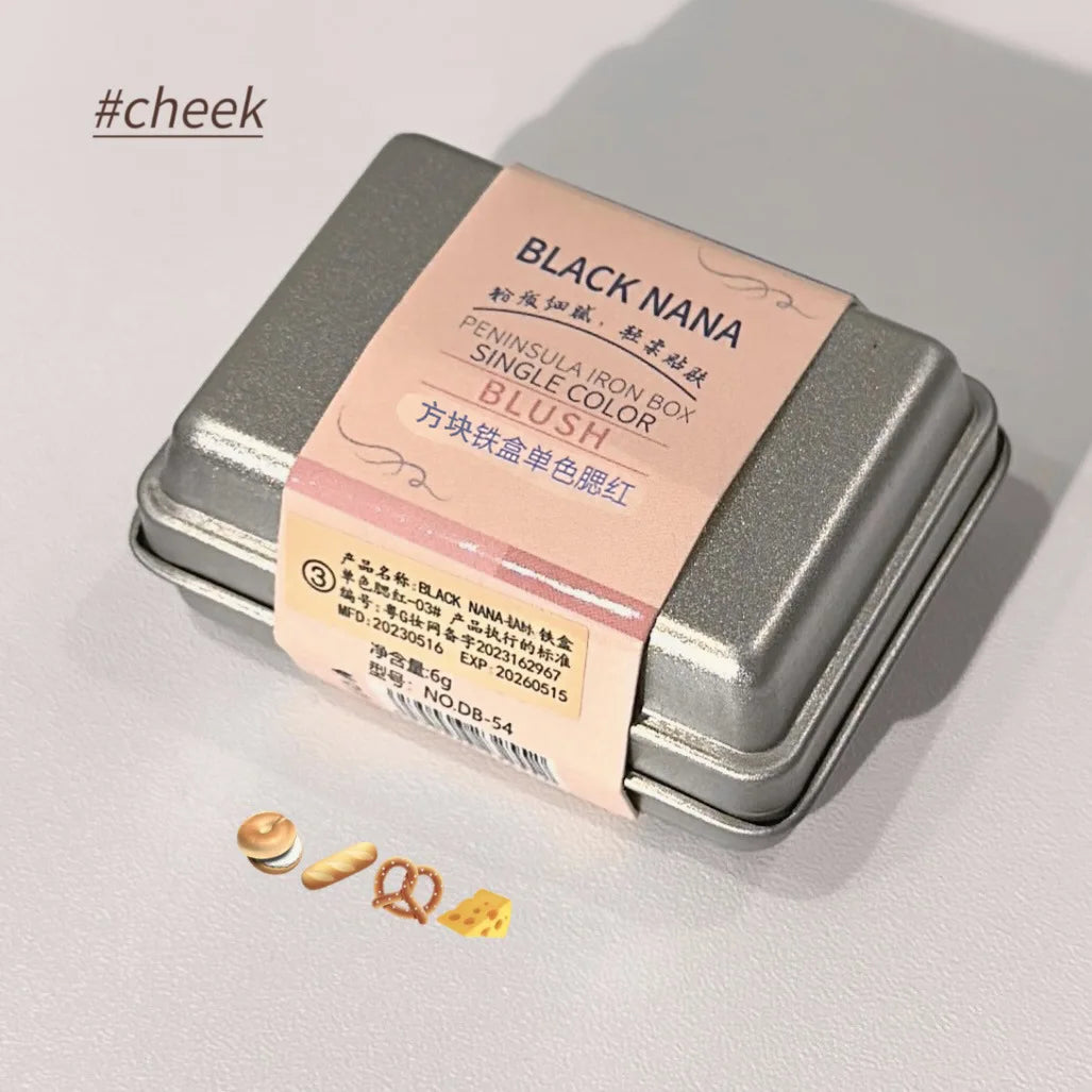 Peninsula Iron Box Blush 4 colors Drunken Rose Cheek Blusher Powder Matte Apricot Rouge Contour Palette Natural Face Makeup