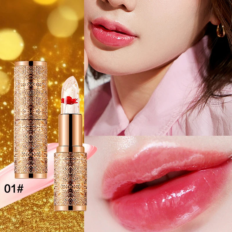 Nature-Inspired Color-Changing Lip Balm - Moisturizing, Long-Lasting, Temperature-Sensitive Paste for All Skin Types