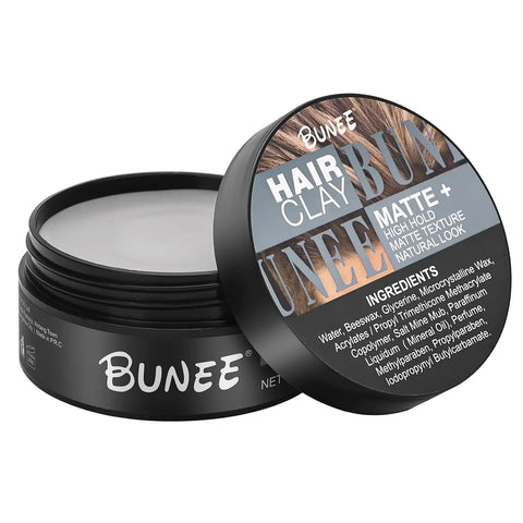 Hair Clay Super Strong Hold Matte Finish Organic Healthy Natural Texture Hairstyles Styling Wax 120g Hairdressing Styling Tools