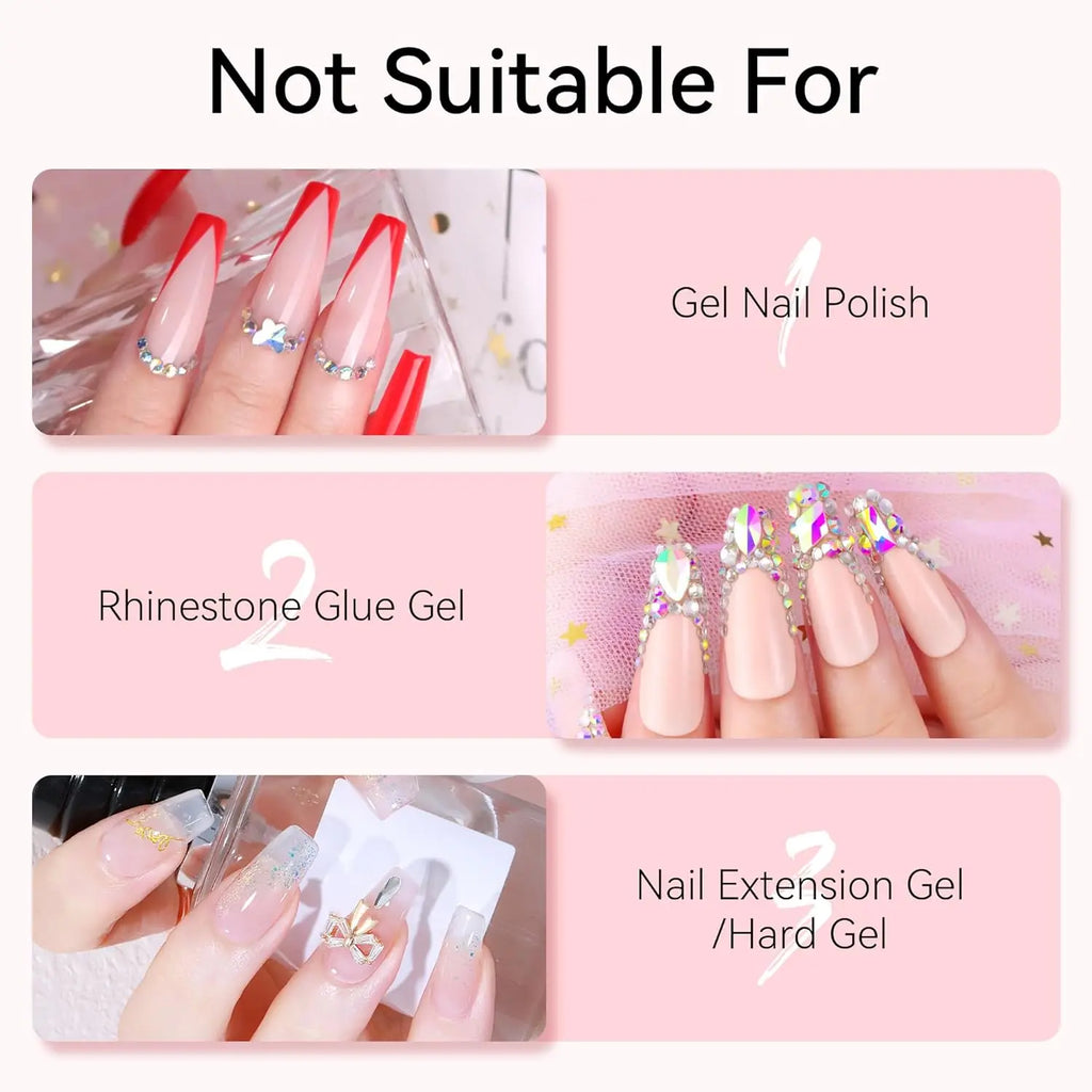 Makartt Super Strong Nail Glue and Glue Remover ,Quick Glue Debonder | Easy Removal with a Dropper Applicator For Press On Nails