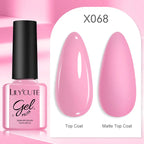 LILYCUTE  5ml Gold Sliver Metallic Liner Gel Nail Polish French Style Super Bright Mirror Pull Line Graffiti Painting Stripe Gel