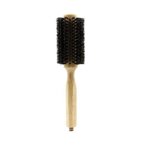 6 Sizes Wood Handle Boar Bristles Round Brush Removable Tail Professional Barber Salon Hairdressing Hair Brush Hair Round Comb