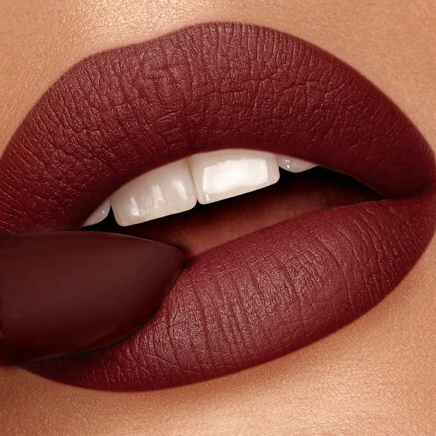 1PC Professional Lipstick Waterproof Lips Makeup Long Lasting Pigment Nude Brown Red Lipsticks Velvet Matte Lip Tint Cosmetics