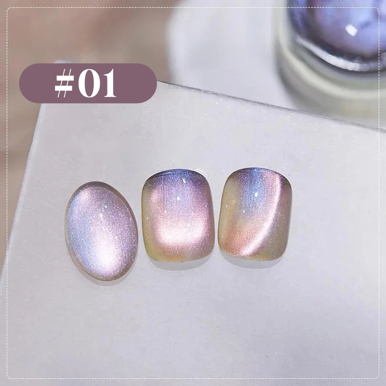 12ML 1-6PCS Popular Winter Internet Celebrity Hot-selling Northern Lights Cat Eye Magnet Gel Nail Polish Nail Art Nail Supplies