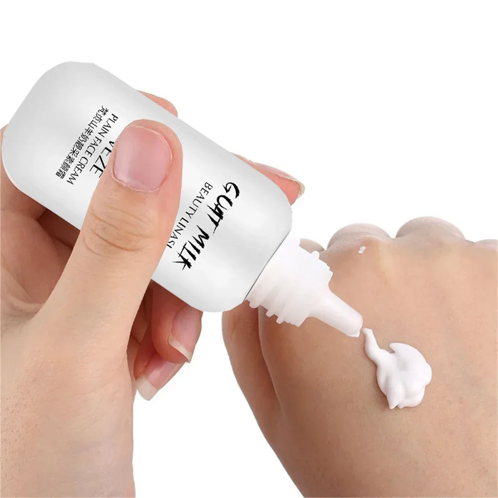 Matte Face Liquid Foundation Goat Milk Cream Natural Whitening Full Coverage Waterproof Brightening Cover Dark Circle Concealer