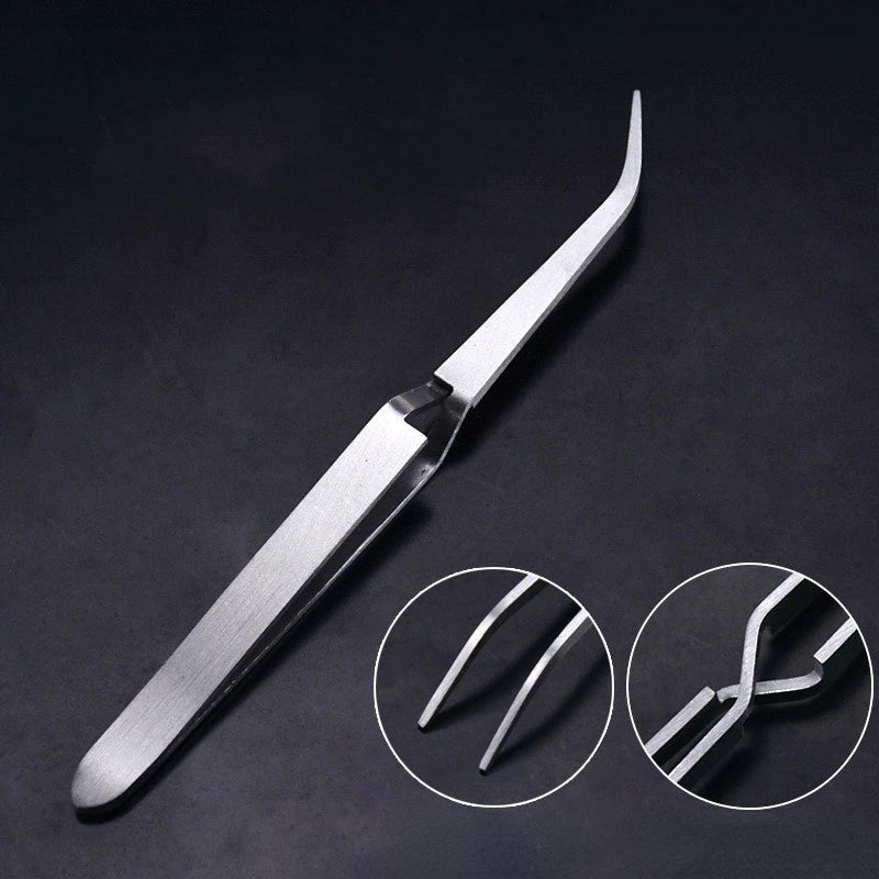 1Pc Multifunction Stainless Steel Nail Art Shaping Tweezers Cross Nail Clip Manicure Tools Fashion New Nail Art Tool