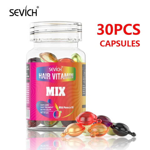 Hair Vitamin Capsule Hair Repair Damaged Hair Care Capsules Essence Protein Smooth Hair Care Repair Anti Loss Essential Oil