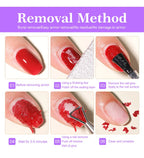 MOSKANY 15ml Magic Remover Nail Gel Polish for Soak Off UV Gel Polish Fast Removal Semi Permanent Varnish Polish Cancel Glue