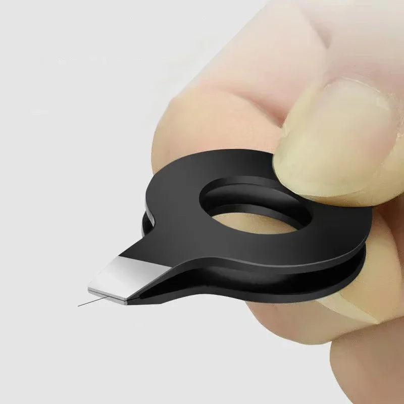 Out Handle Pig 1pcs hair clipper Slant Tweezer With Hollow Professional Eyebrow Facial Hair Remover Practical Beauty Tool For Me