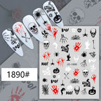 Nail Art Sticker Angel Flower Pattern Stickers Cupid Self-Adhesive Nail Decals Stickers Decoration Press on Nails Accessories