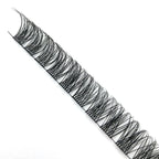 YGirlash DIY Handmade Eyelash Extension Segmented Lashes Dramatic Lash Bundles Soft Ribbon Strip Eyelashes Makeup Lashes
