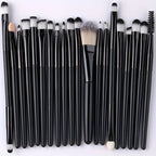 Makeup Brush Set 20Pcs Kit Soft Fluffy Eye Shadow Brushes Cosmetic Foundation Powder Highlighter Blending Beauty Tool Beginners