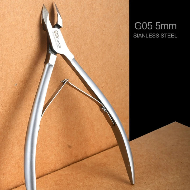 Stainless Steel Cuticle Trimmer Nail Nipper Cuticle Remover for Nail Products Toenails Dead Skin Professional Pedicure Tools