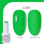 Arte Clavo Solid Color Gel Nail Polish 15ml Soak Off UV LED Gel Semi-Permanent Glitter Polish For Manicure Nail Art Salon Gel