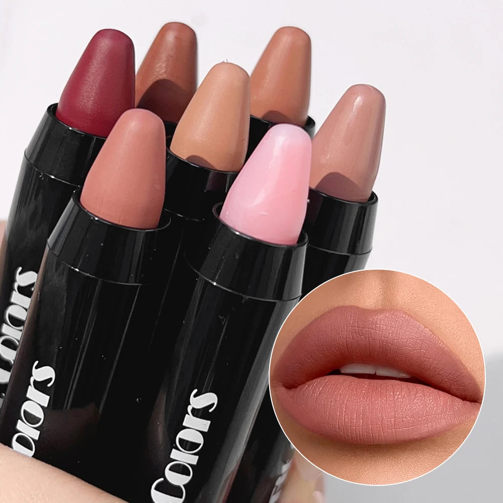 Moisturizing Lip Liner Pencil Lasting Waterproof Outline Lips Shape Nude Brown Lip Pen Matte Crayon Lipstick Lip Makeup Cosmetic