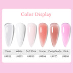 UR SUGAR 7ml Quick Nail Extension Gel Jelly Pink Semi-Transparent Color Extension Gel Polish UV LED Soak Off