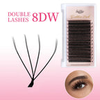 Goddess W3D 4D 5D 6D Eyelash Extension W Style Faux Mink Natural Soft Bloom Lash Automatic Flowering Premade Fans Volume Eyelash