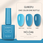 1pc 15ml Milky Jelly Nude Gel Nail Polish Transparent Colors Sheer White Pink Gel Nail Kit For Salon 68 Color