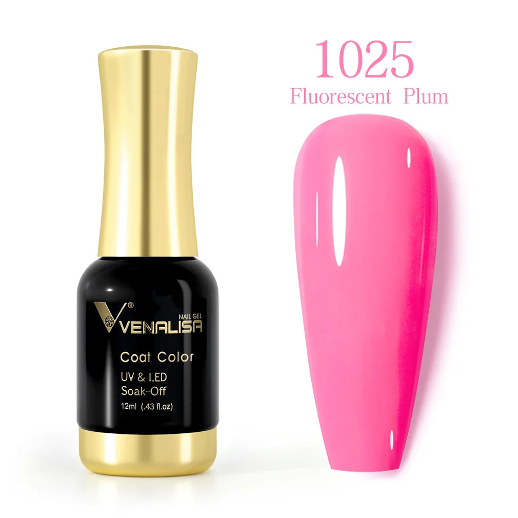 Venalisa 12ml Platinum Gel Nail Polish Super Shiny Effect Nail Gel Perfect Soak off UV&LED Nail Color Foil Chrome Gel Polish
