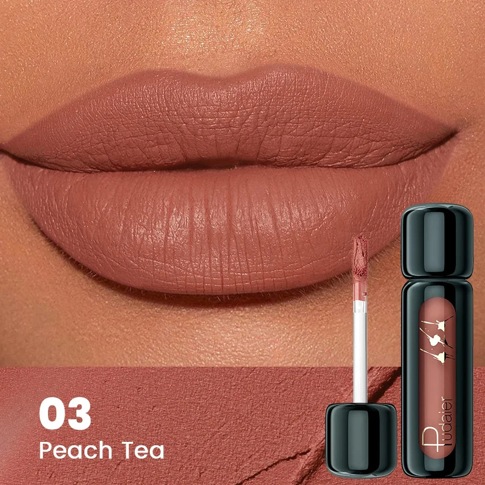 1PC Matte Velvet Lip Gloss, Long Lasting Waterproof Non-Stick Lip Mud, Smooth Lip Makeup Gift for Women, Mother’s Day Gift