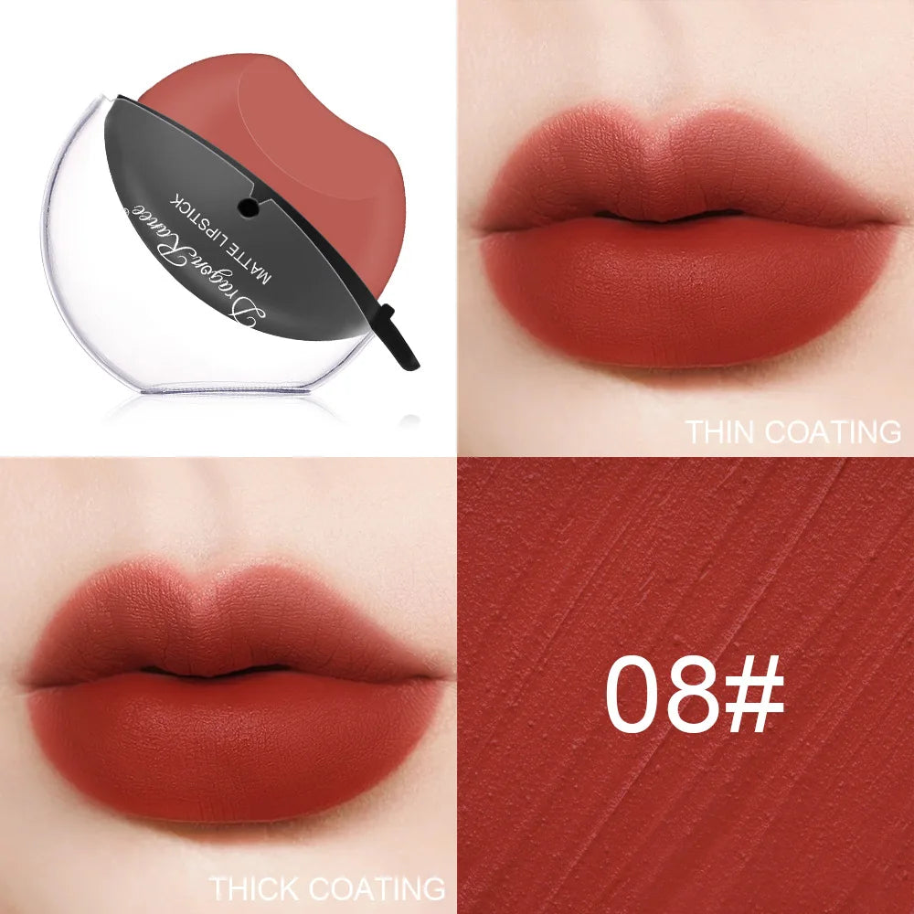 Dragon Ranee Matte Velvet Mist Lipstick Designed for Lazy People Lip Shape Lip Gloss Long Lasting Easy To Color Beauty Makeup