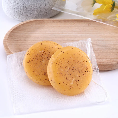 Natural TurmericShampoo Soap Reduce Hair Loss Clean Dandruff Nourish Moisturize Scalp Improve Hair Quality Hair Care Product 60g