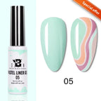AWStorG 5ML Super Silver Metallic Gel Nail Polish Metal Effect Painting Gel Chromes Varnis Semi Permanent for Nail DIY