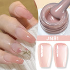 BORN PRETTY Milky White Jelly Nude Gel Nail Polish 10ml White Translucent Soak Off Gel Vernis Semi Permanent Need UV Light Cure